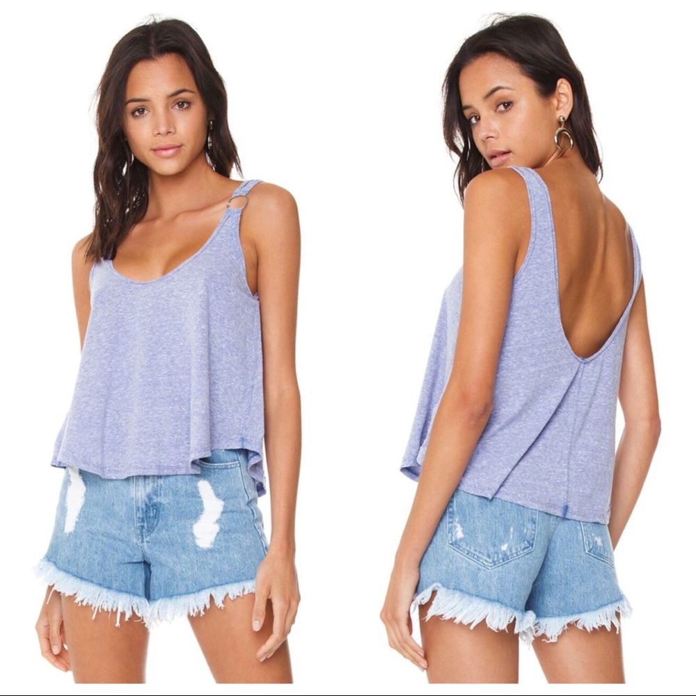 NWT Free People Carly Tank - Brilliant Cobalt - Size M